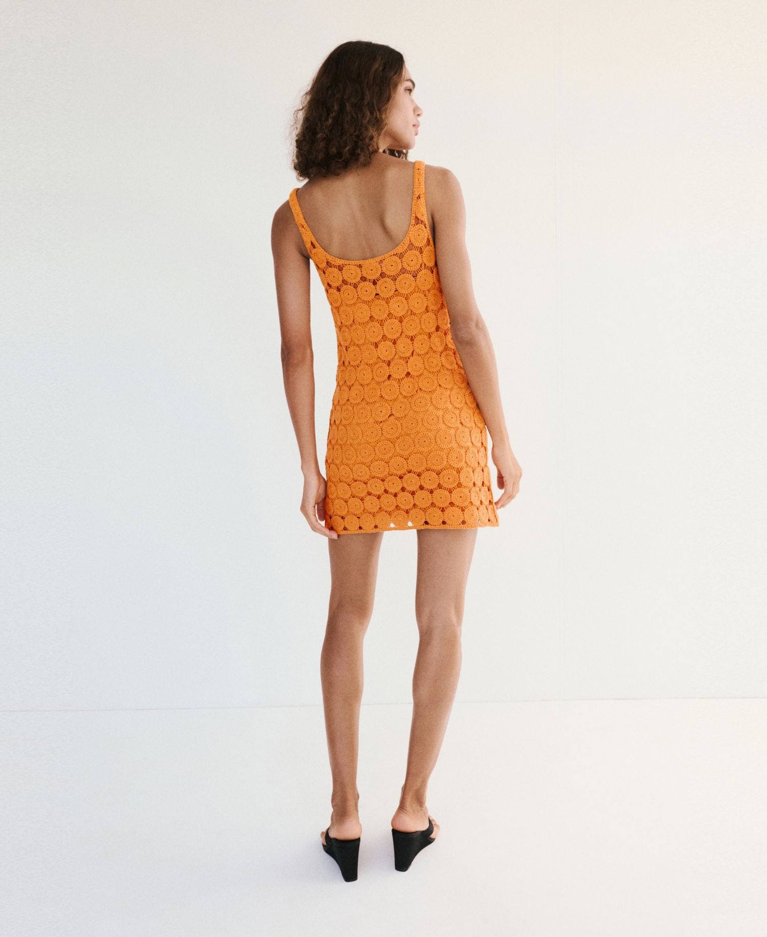 Women's Crochet Short Dress