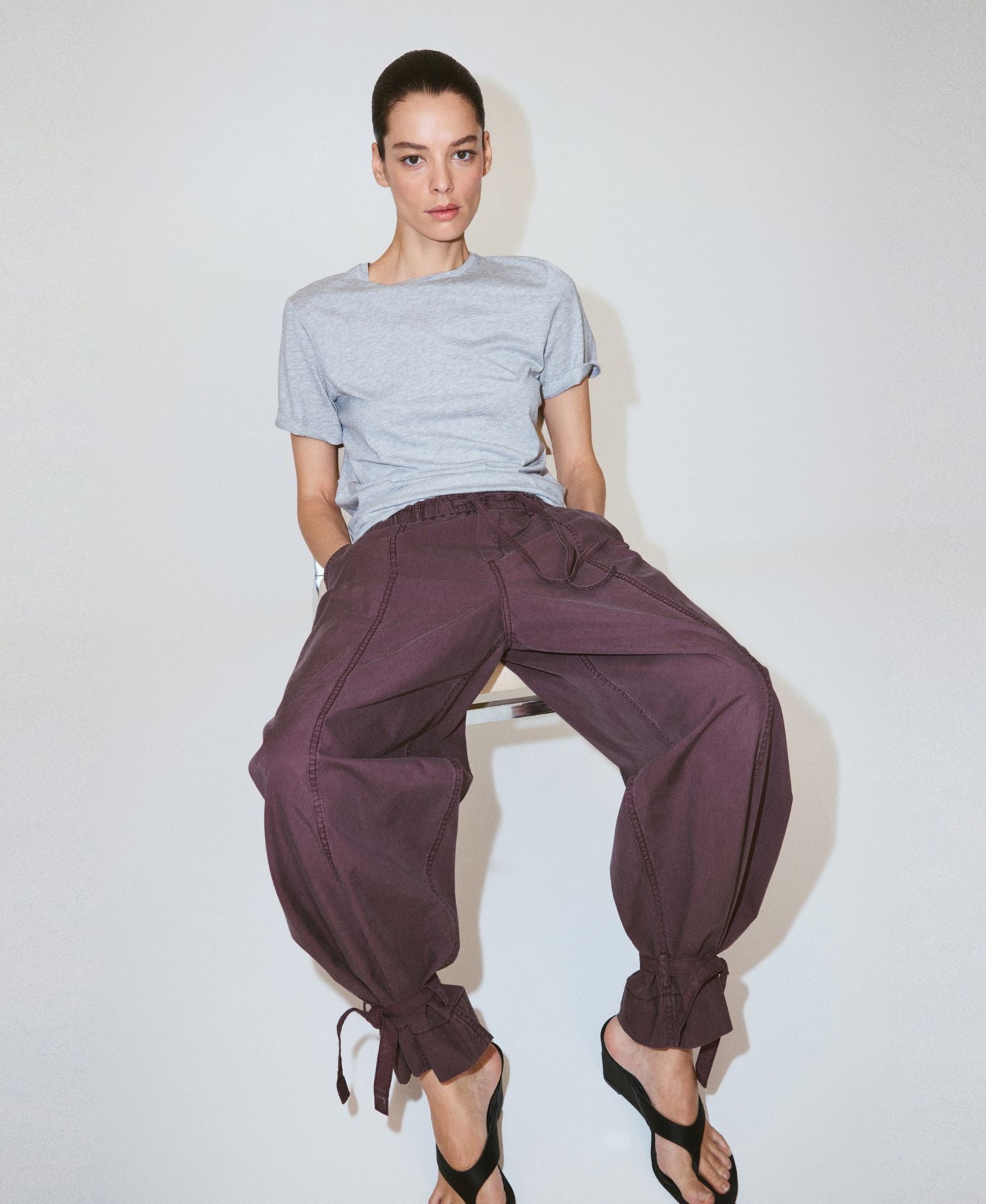 Women's Bows Baggy Pants