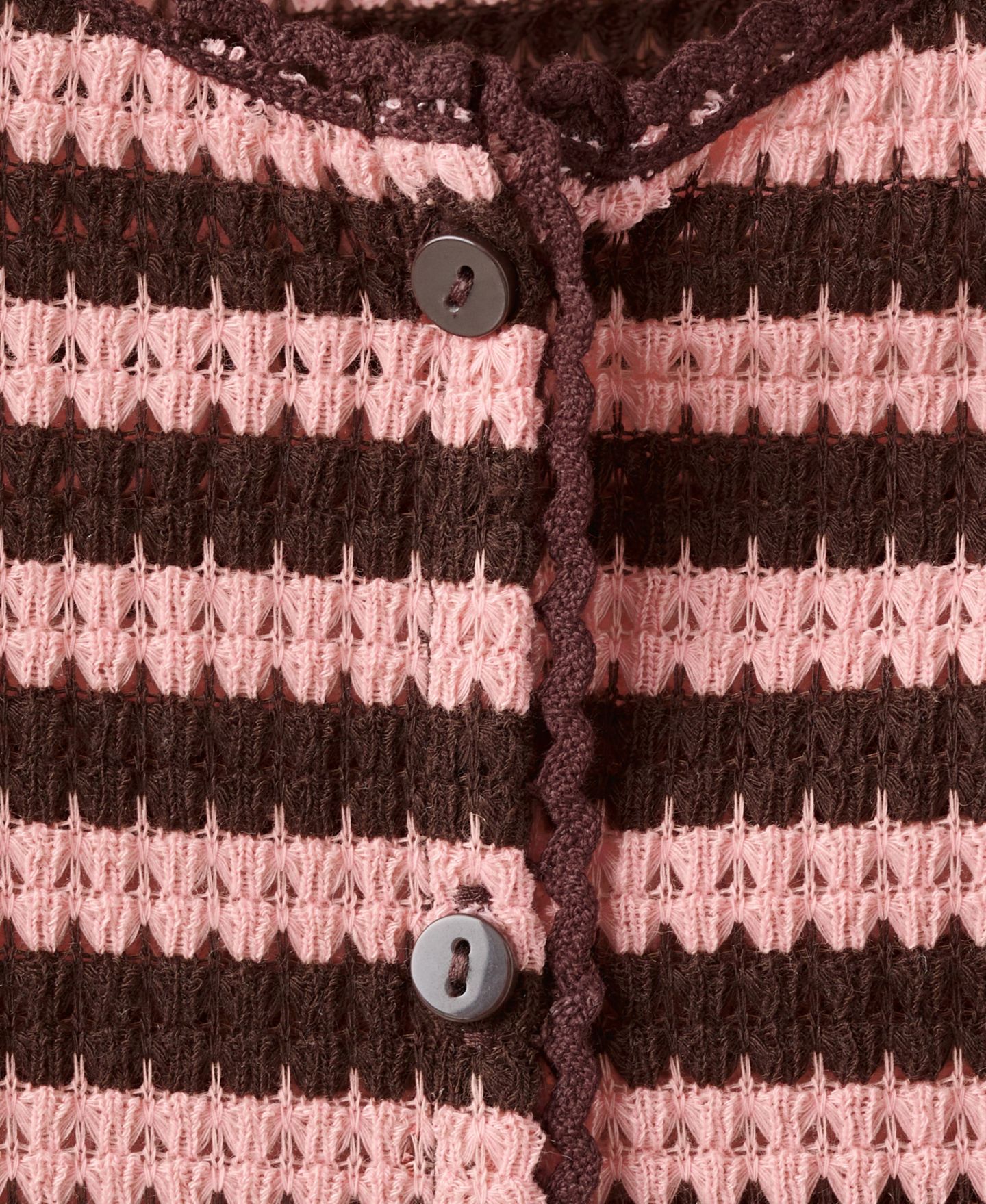 Женский топ Mango Striped Knit, цвет: Пастельный розовый — фото 7