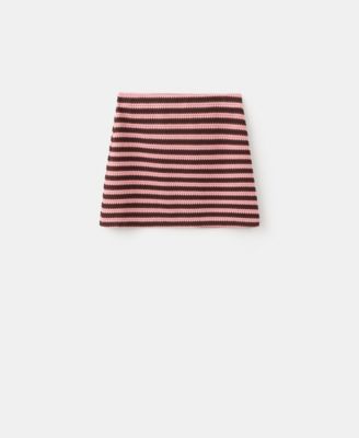 Women's Striped Knitted Skirt