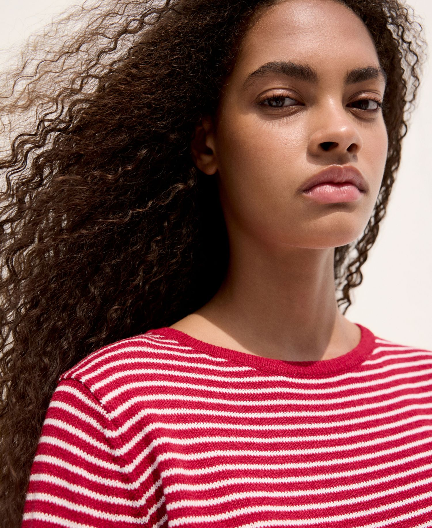 Women's Knit Striped Sweater