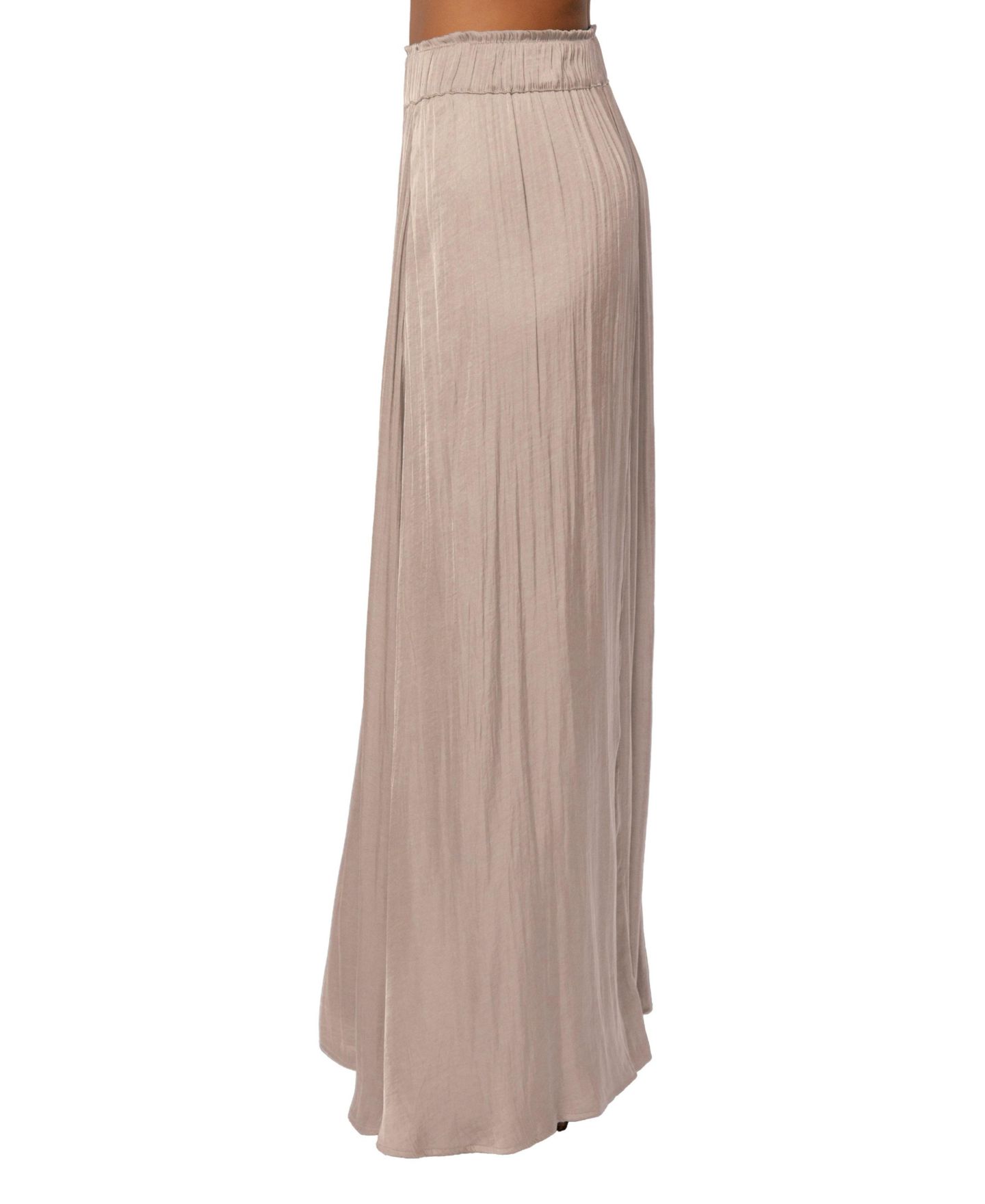 Женская юбка JLUXLABEL River Satin Maxi, цвет: Бежевый — фото 10