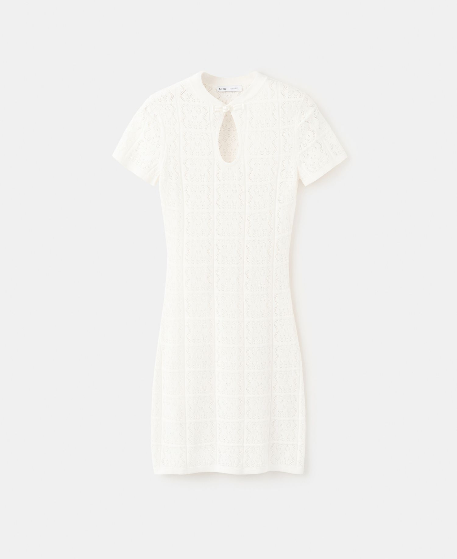 Women's Short Open-Knit Dress