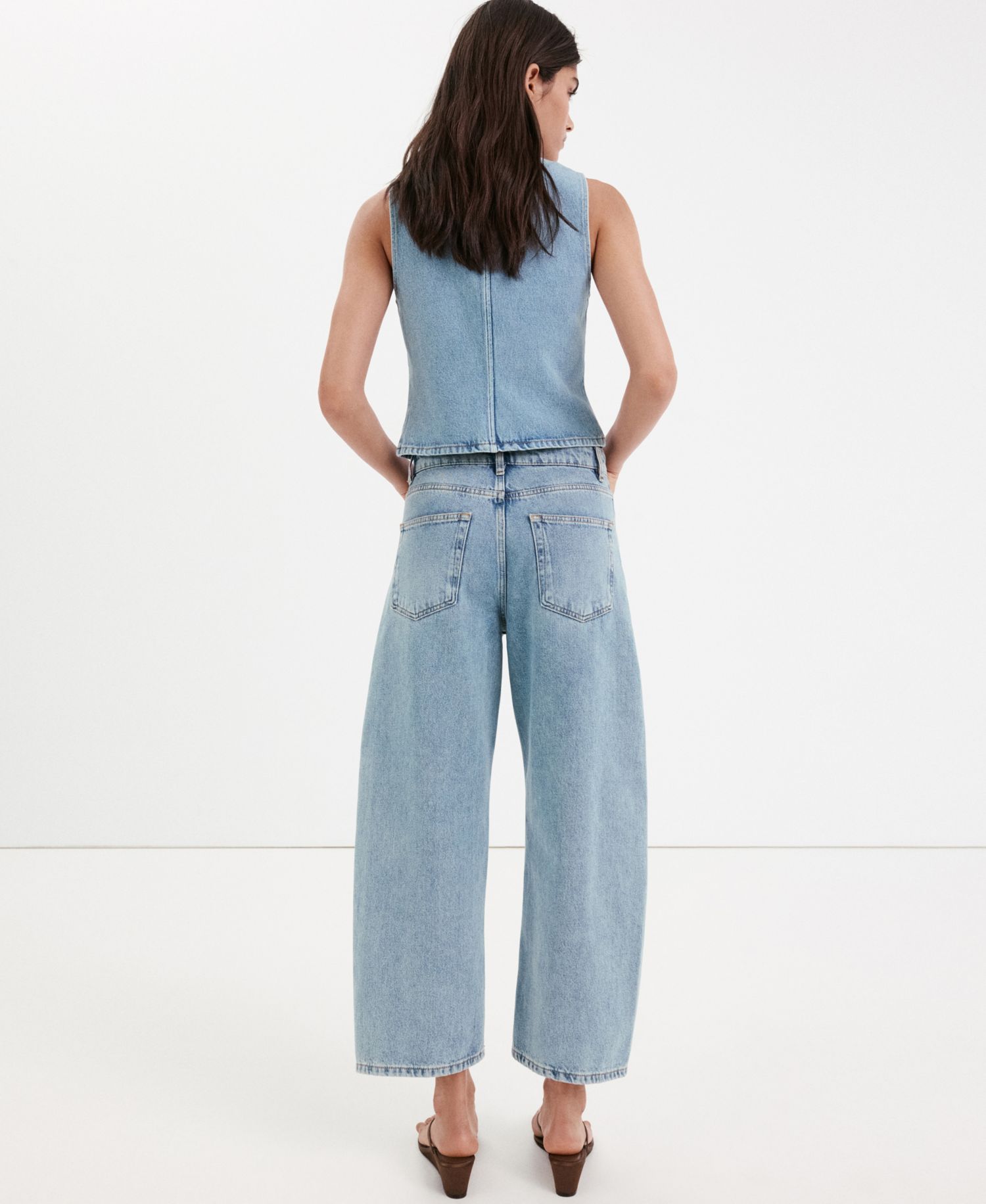 Women's Balloon Crop Jeans