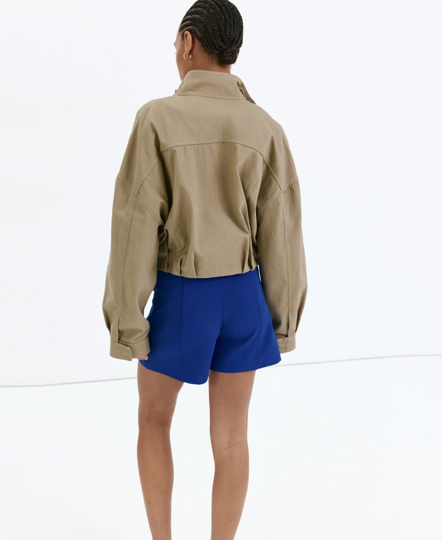Women's Fitted Solid Shorts