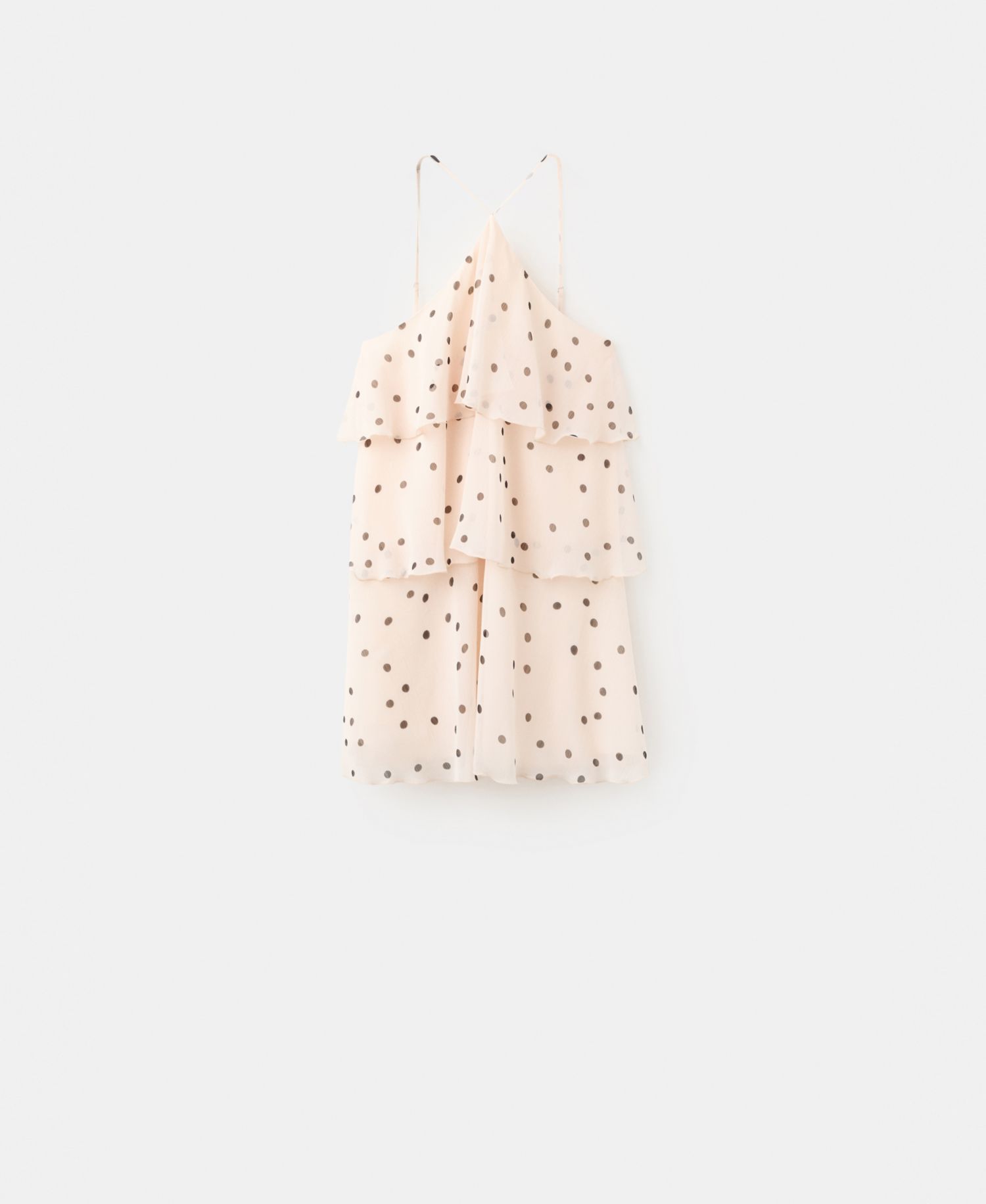 Women's Polka-Dot Halter Dress