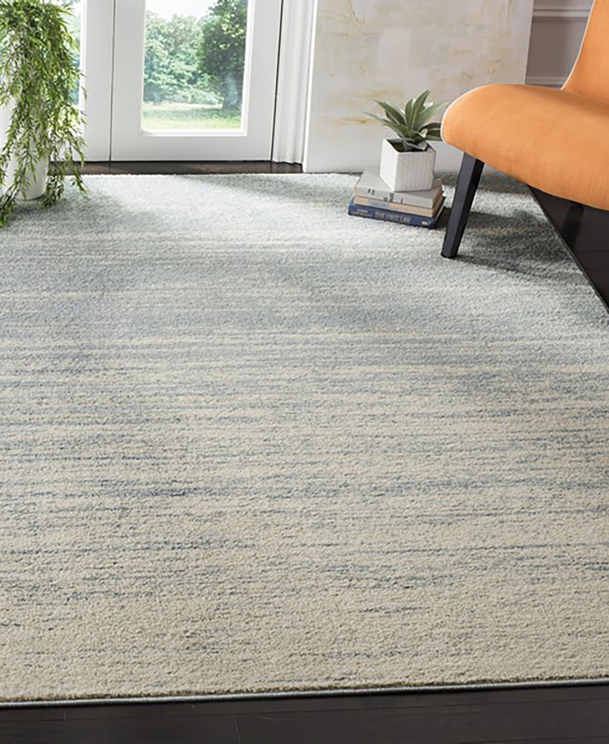 Safavieh Adirondack 113 Slate and Cream 5'1" x 7'6" Area Rug