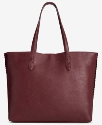 Braided-Edge East West Large Tote