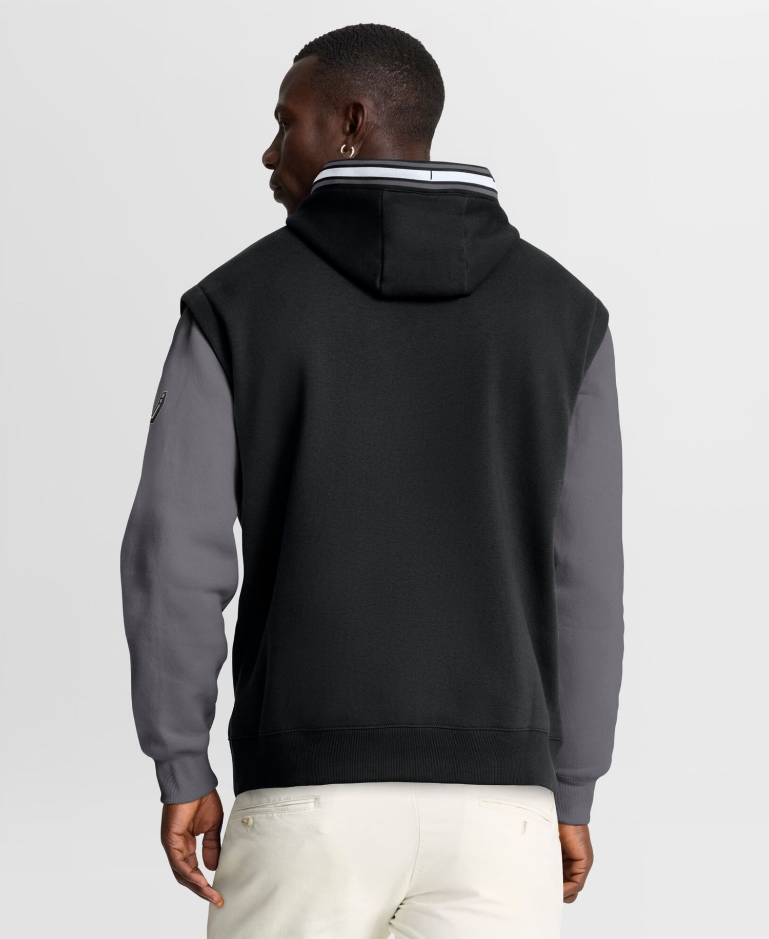 Men's Black/Gray San Antonio Spurs Half Court Shot Clock Fastbreak Hoodie