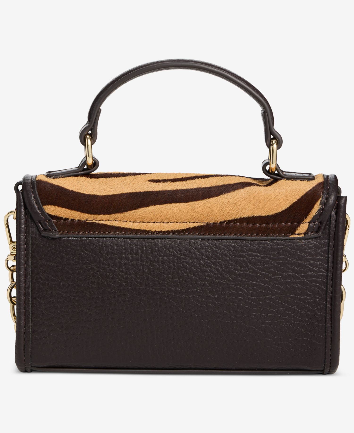 Tollann Zebra-Print Crossbody Bag