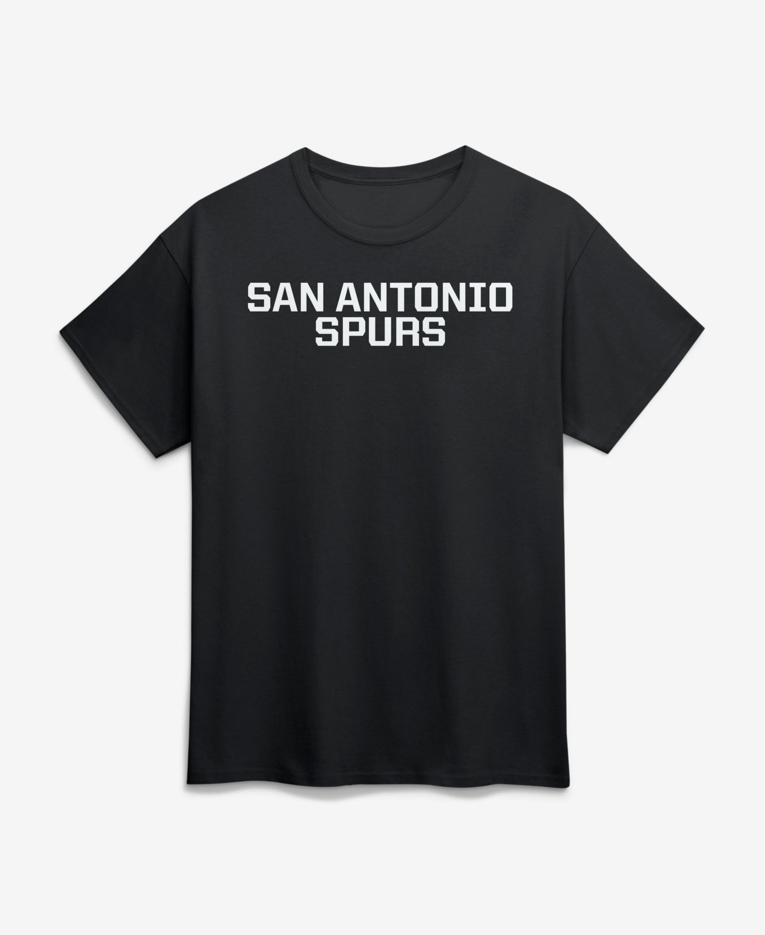 Men's Black San Antonio Spurs Wordmark T-Shirt