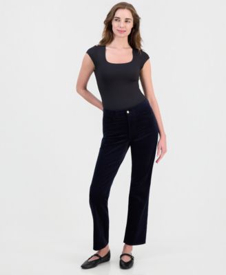 Women's Straight-Leg Corduroy Pants