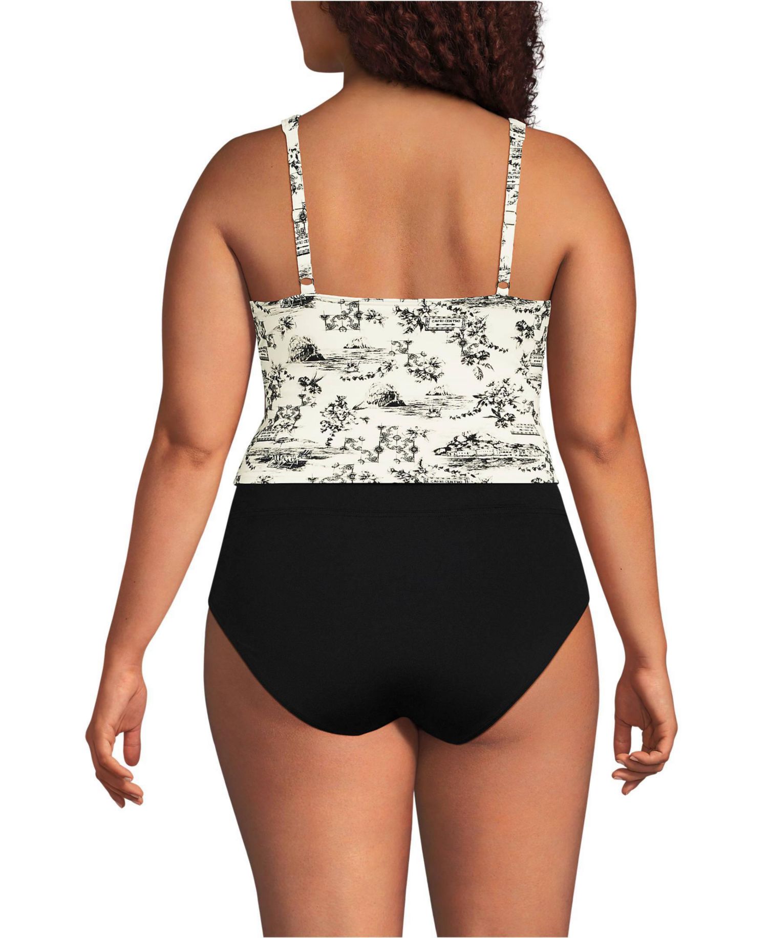 Women's Plus Size Sweetheart Wrap Midkini Top