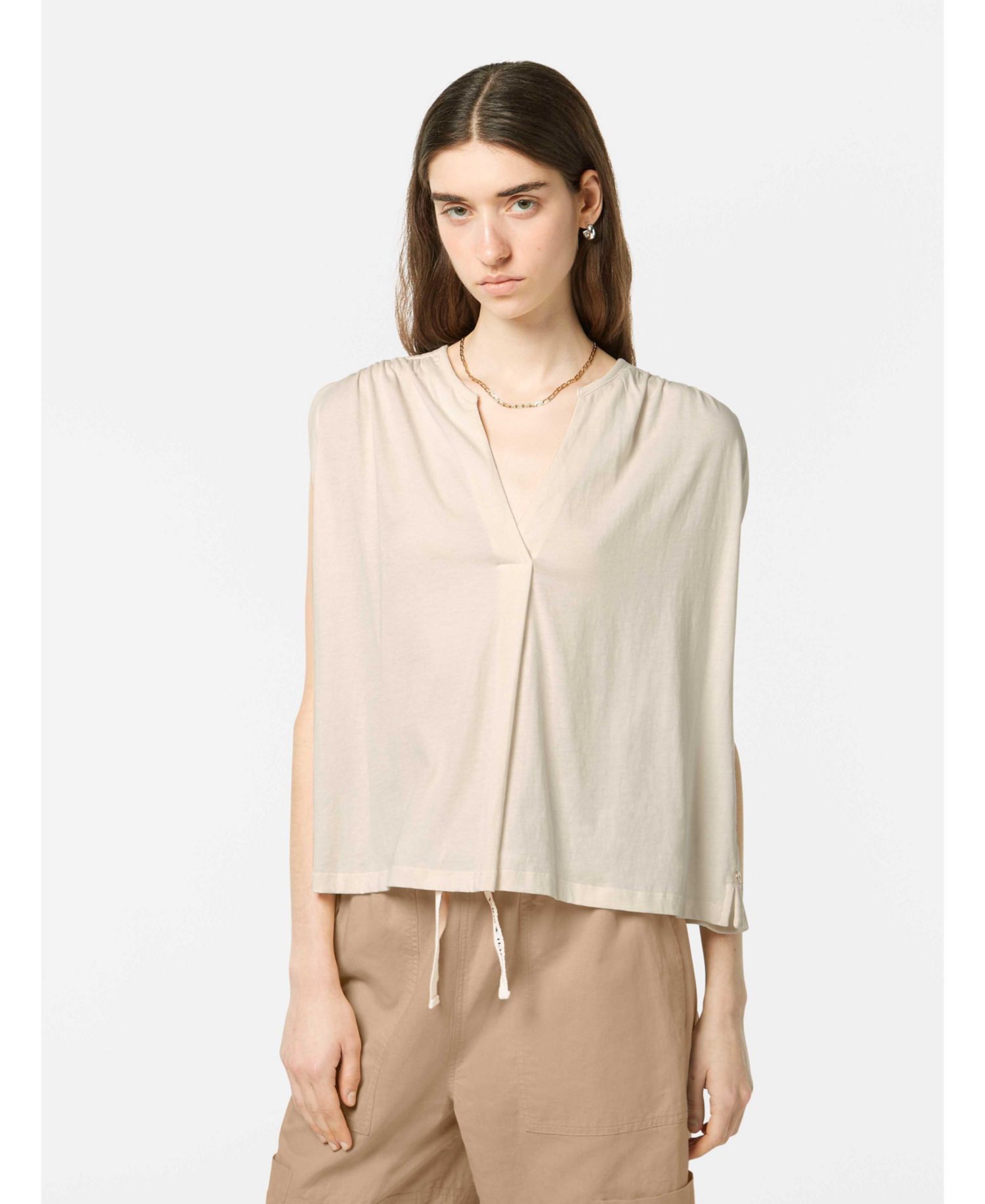 Women's Drapey V-Neck T-Shirt