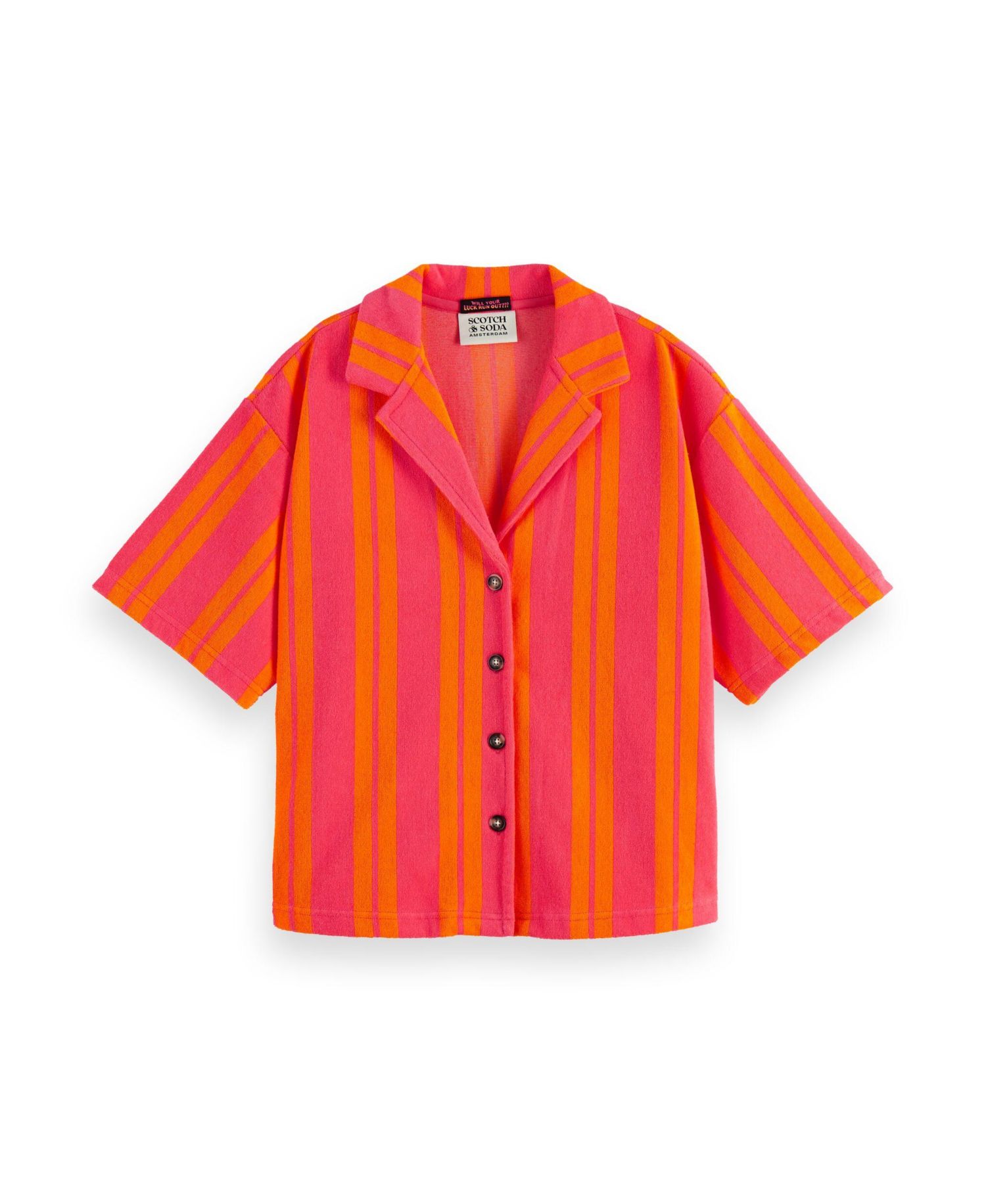 Women's Towelling Short Sleeve Shirt