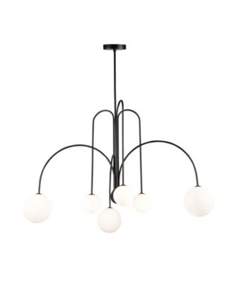 Comet 31.5" Metal 6-Light Chandelier