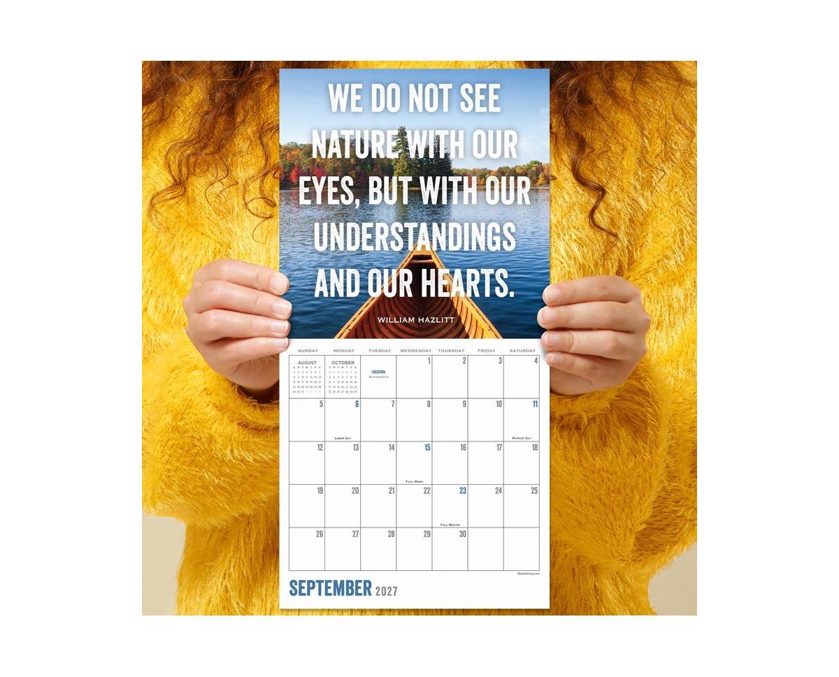 Tf Publishing Paper Goods 2027 Great Outdoors Mini Calendar