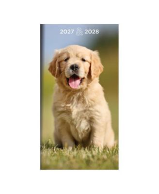2027-2028 Dog Small Monthly Pocket Planner