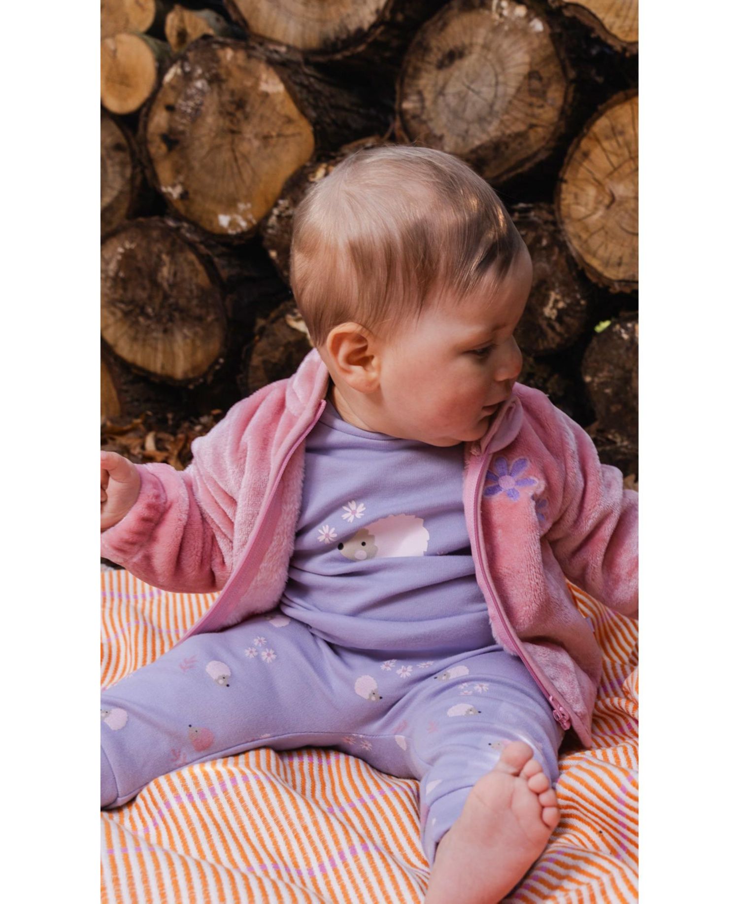 Baby Girls (3M-24M) Dusty Plush Jacket