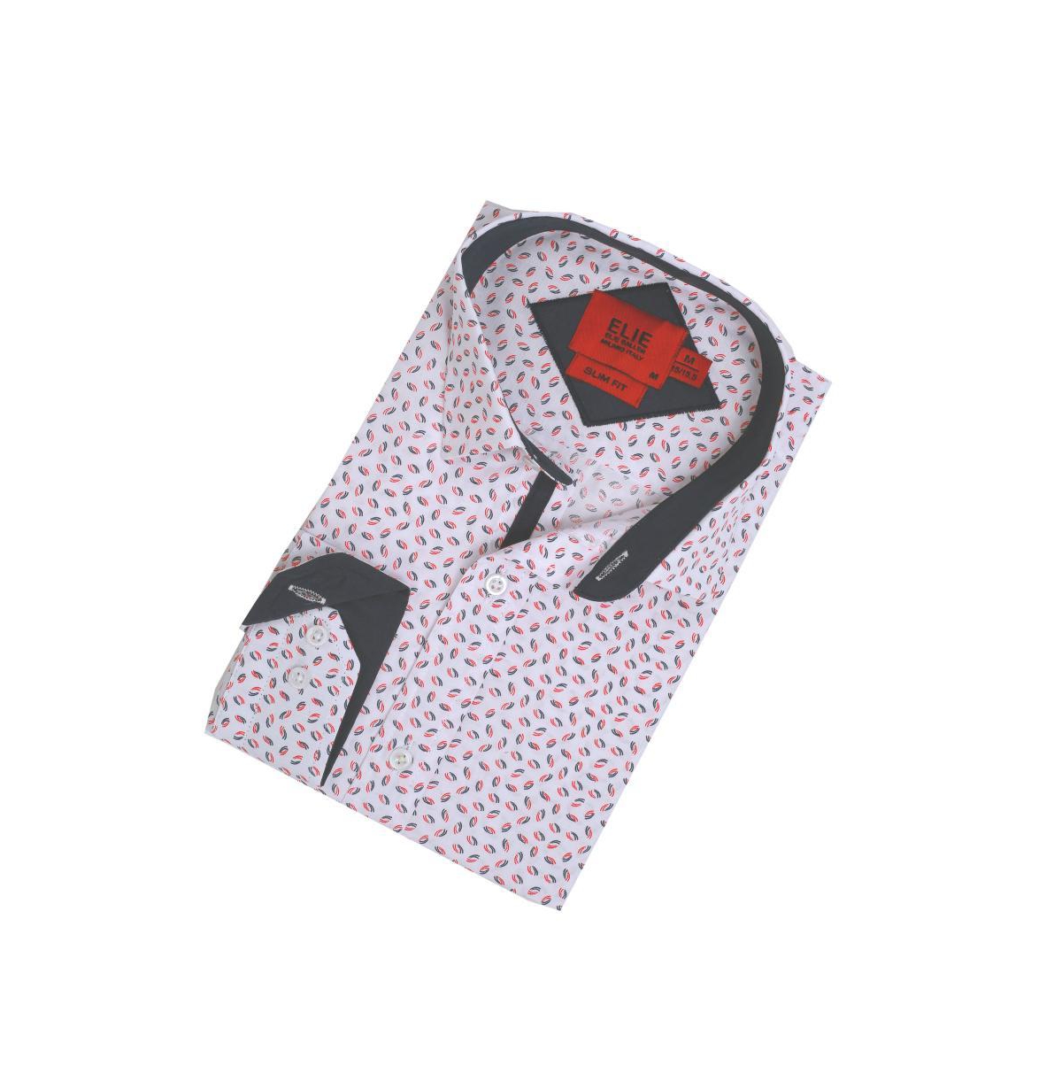 Elie Balleh Men's Slim Fit Classic Button-Down Shirt with Sleek Design