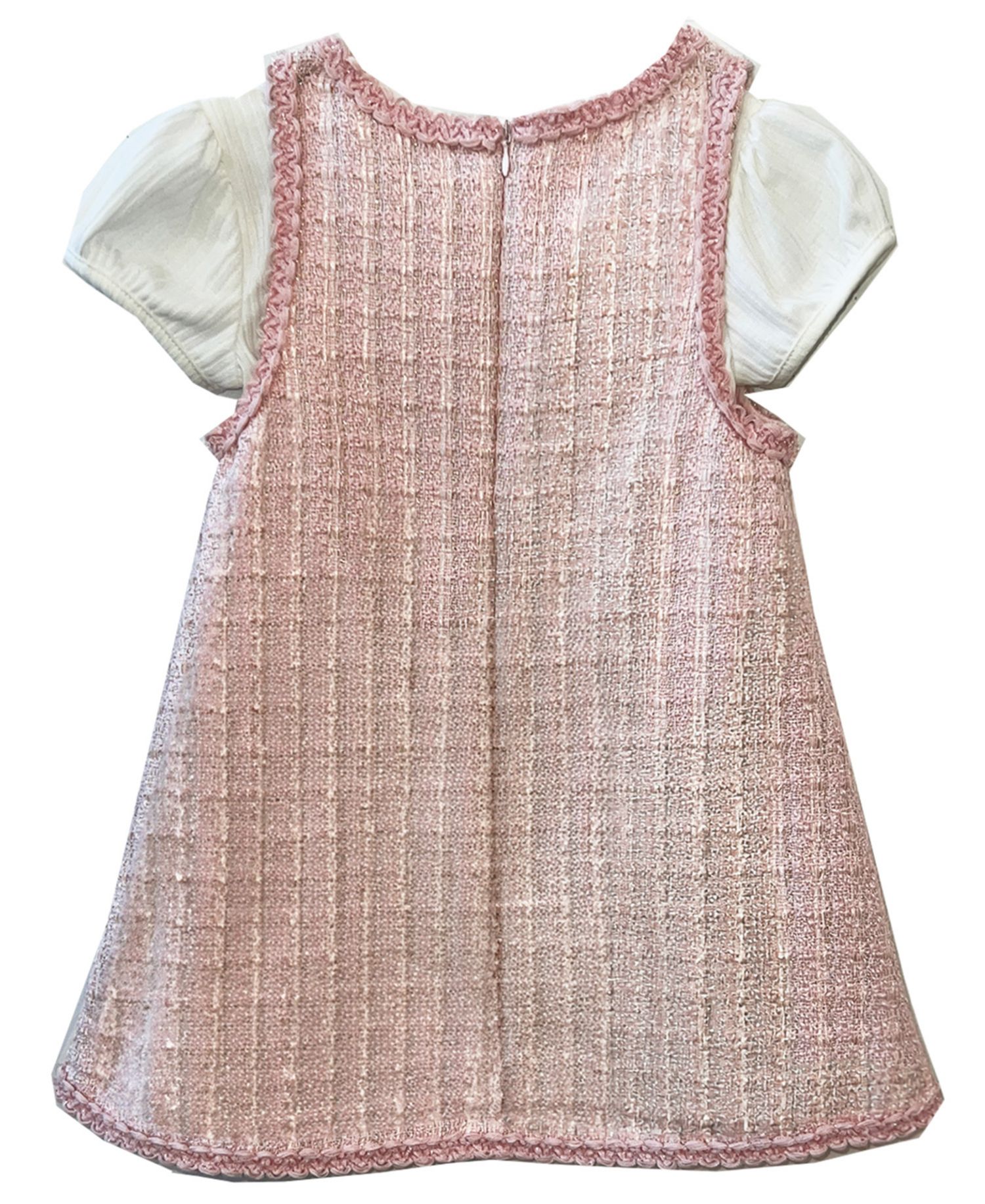 Baby Girls' Short-Sleeve T-Shirt and Jumper, 2-Piece Set