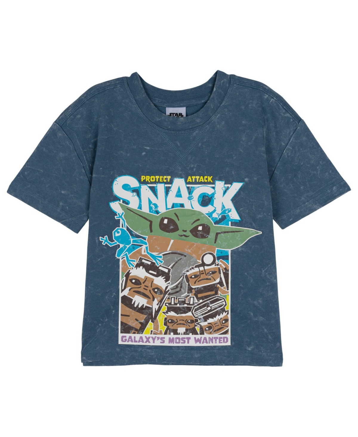 Starwars Toddler Boys Star Wars The Mandalorian T-Shirt and French Terry Shorts Outfit Set to