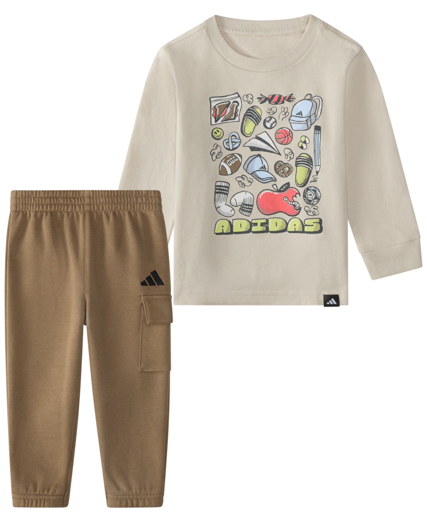 Baby Boys' Long-Sleeve T-Shirt and Joggers, 2-Piece Set