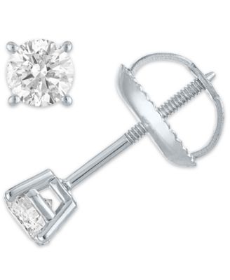 Diamond Stud Earrings (1/3 ct. t.w.) in 14k White, Yellow or Rose Gold