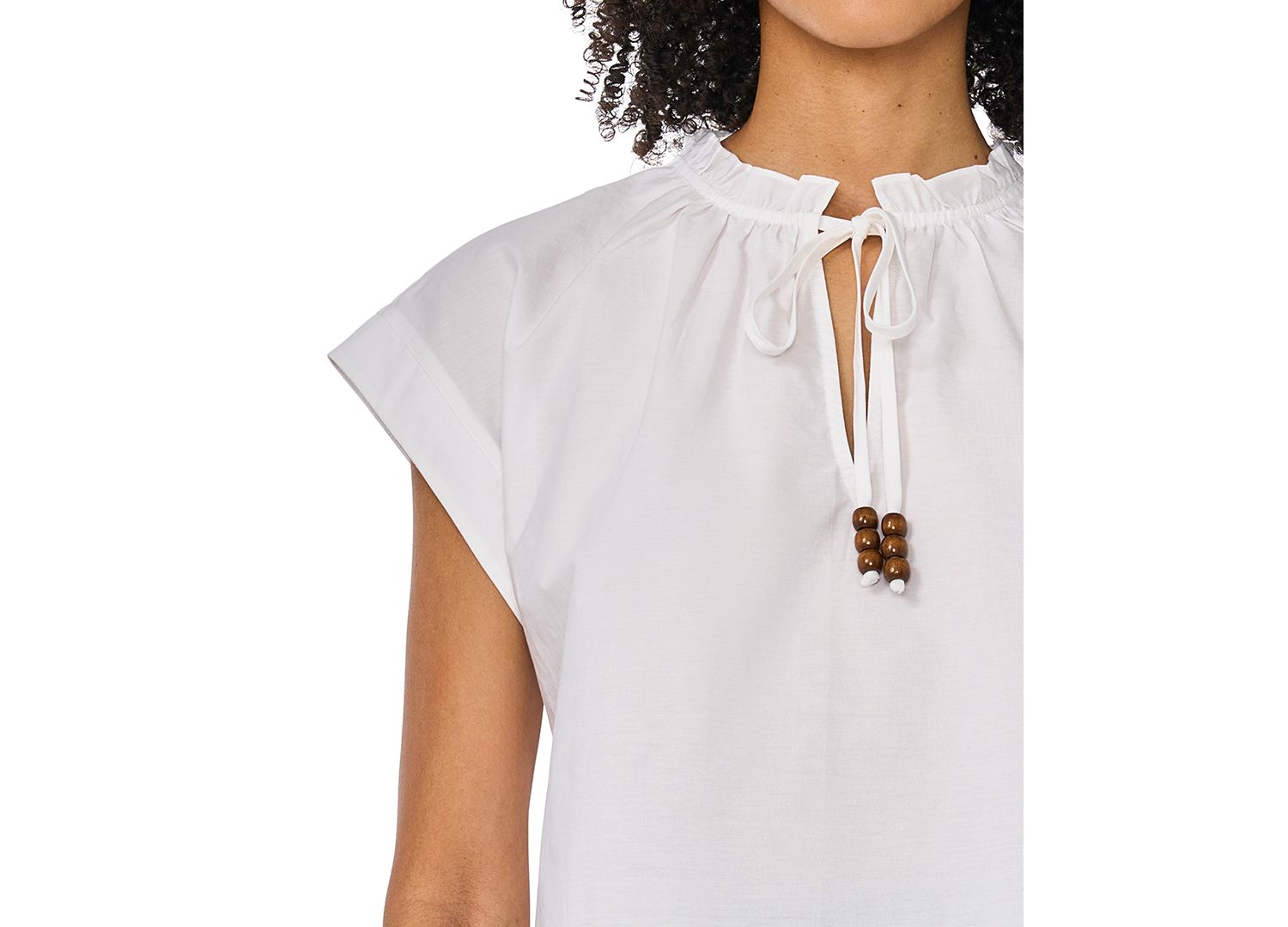 Women's Rolled-Up Short-Sleeve Top