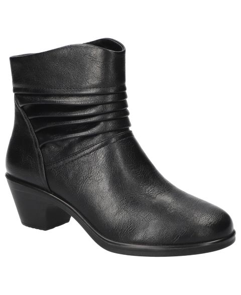 Женские ботинки Easy Street Bess Ankle Round Toe Booties, цвет: Чёрный