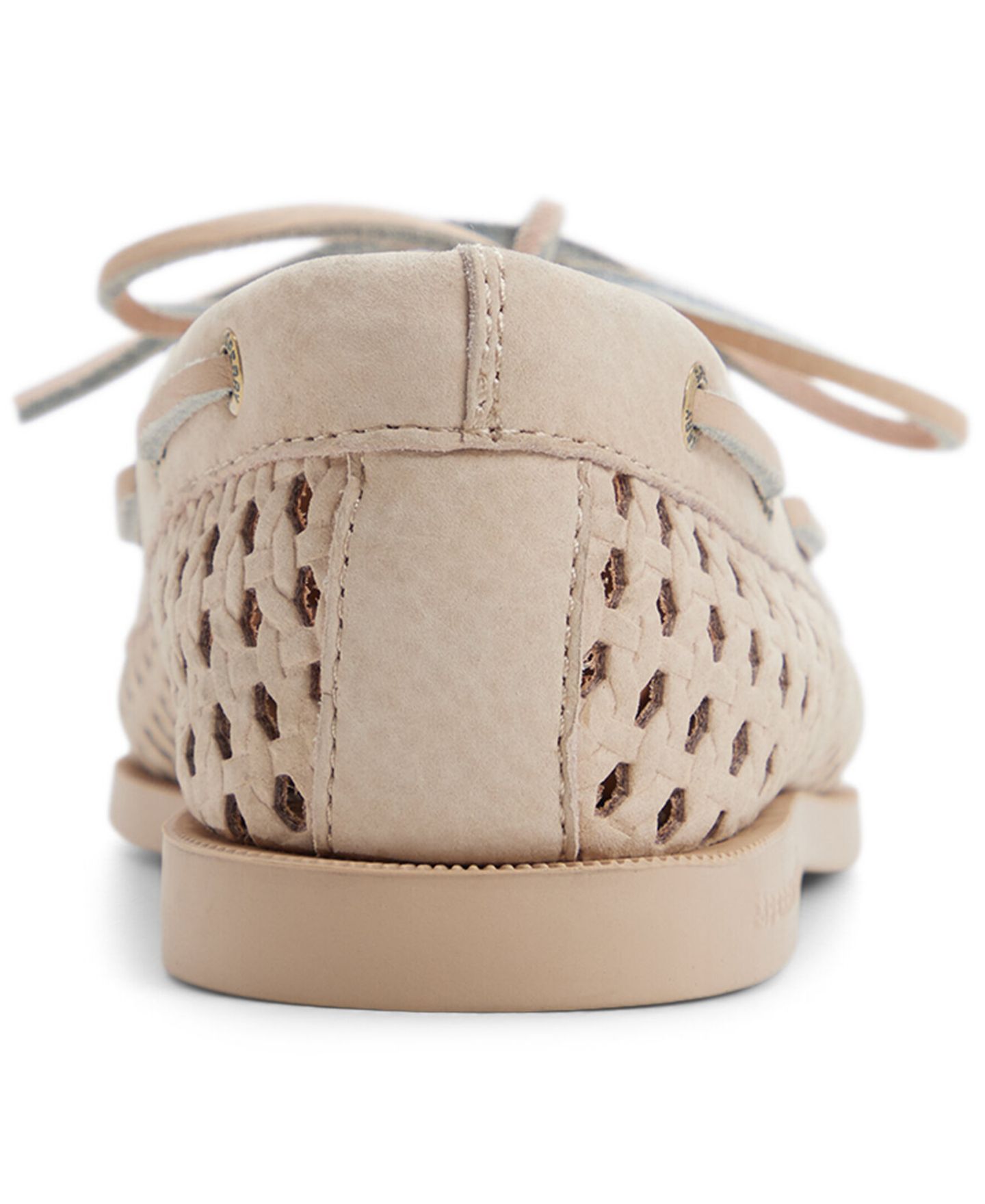 Обувь Sperry Women's Authentic Original™ 2 Eye Woven Boat Shoe, цвет: Светлый бежевый — фото 3