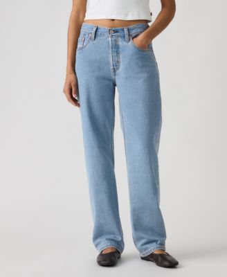 Premium Women's 501 90's Lightweight Mid-Rise Straight-Fit Jeans