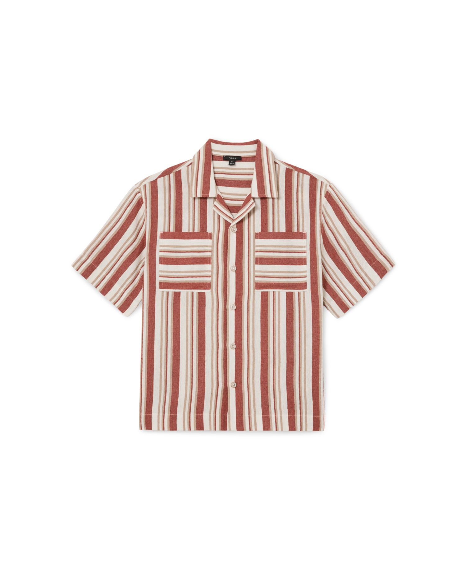 Men's Celeste Stripe Twin Pocket Cuban Shirt
