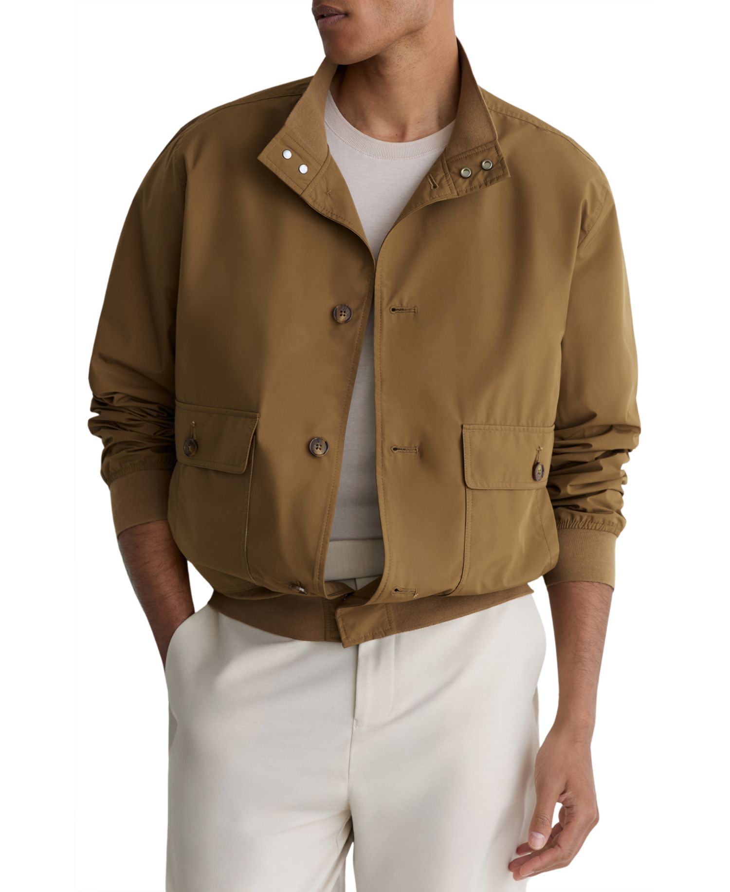 Men's Latent Button Through Technical Shorts Jacket