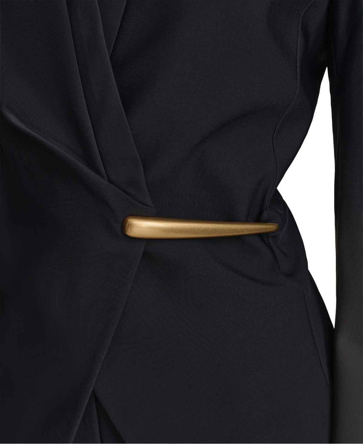 Donna Karan New York Women's Collarless Wrap Jacket
