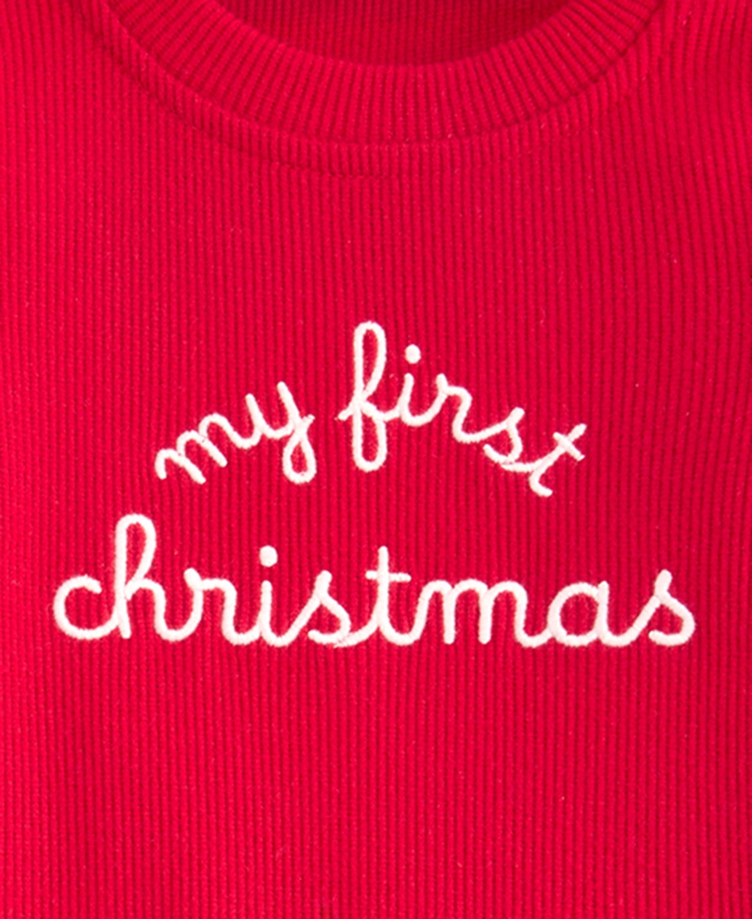Baby 0M-24M My First Christmas Coverall