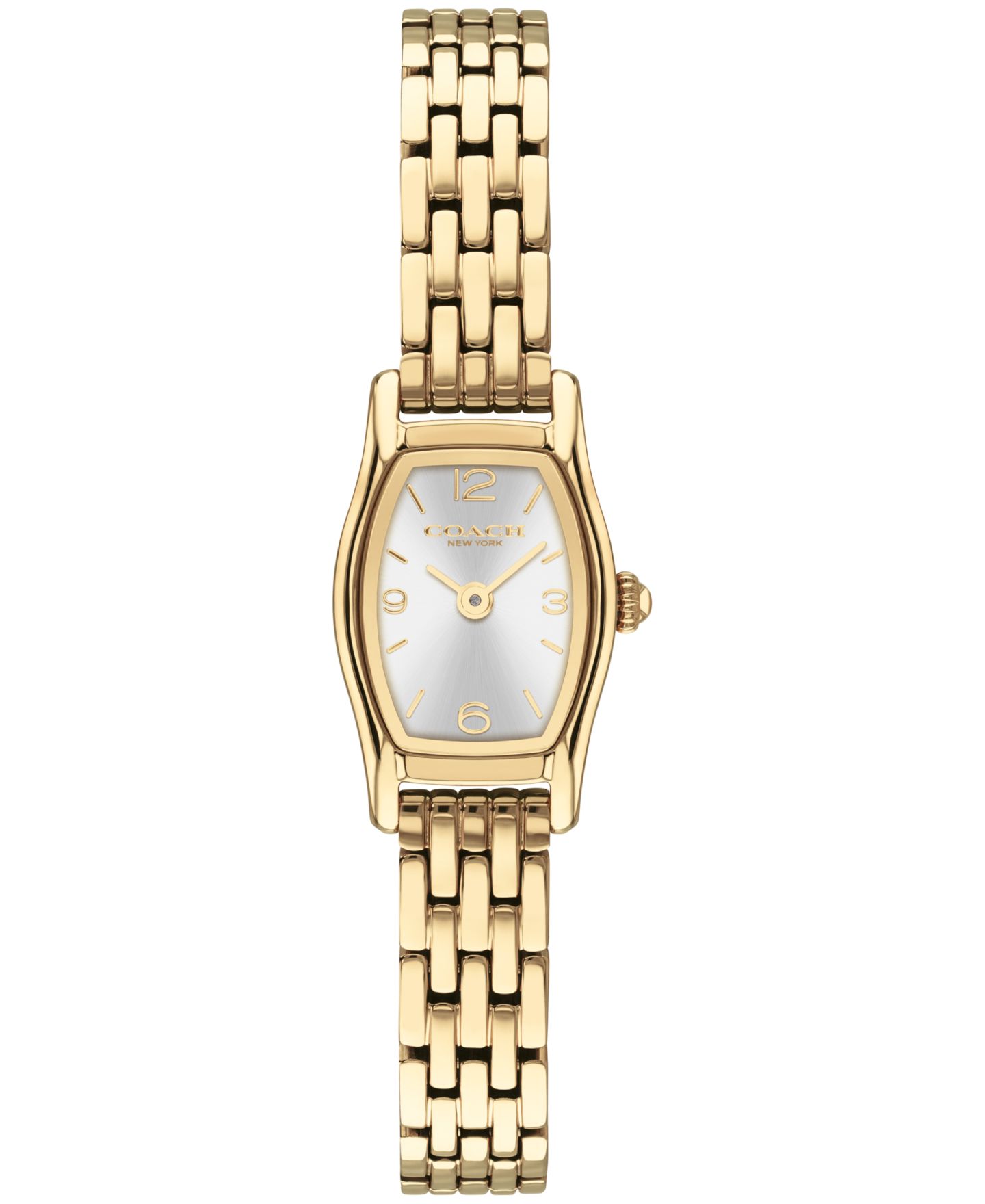 Женские часы COACH Greta Gold-Tone Stainless Steel Bracelet Watch 15.3mm — фото 1