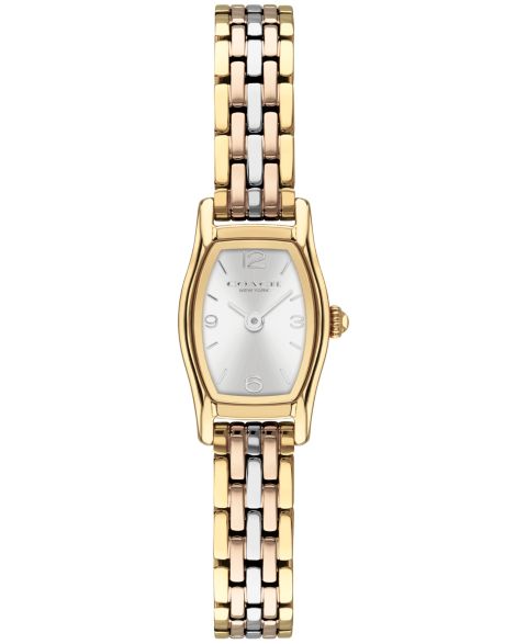 Женские часы Coach Greta Tri-Tone Stainless Steel Bracelet Watch 15.3mm
