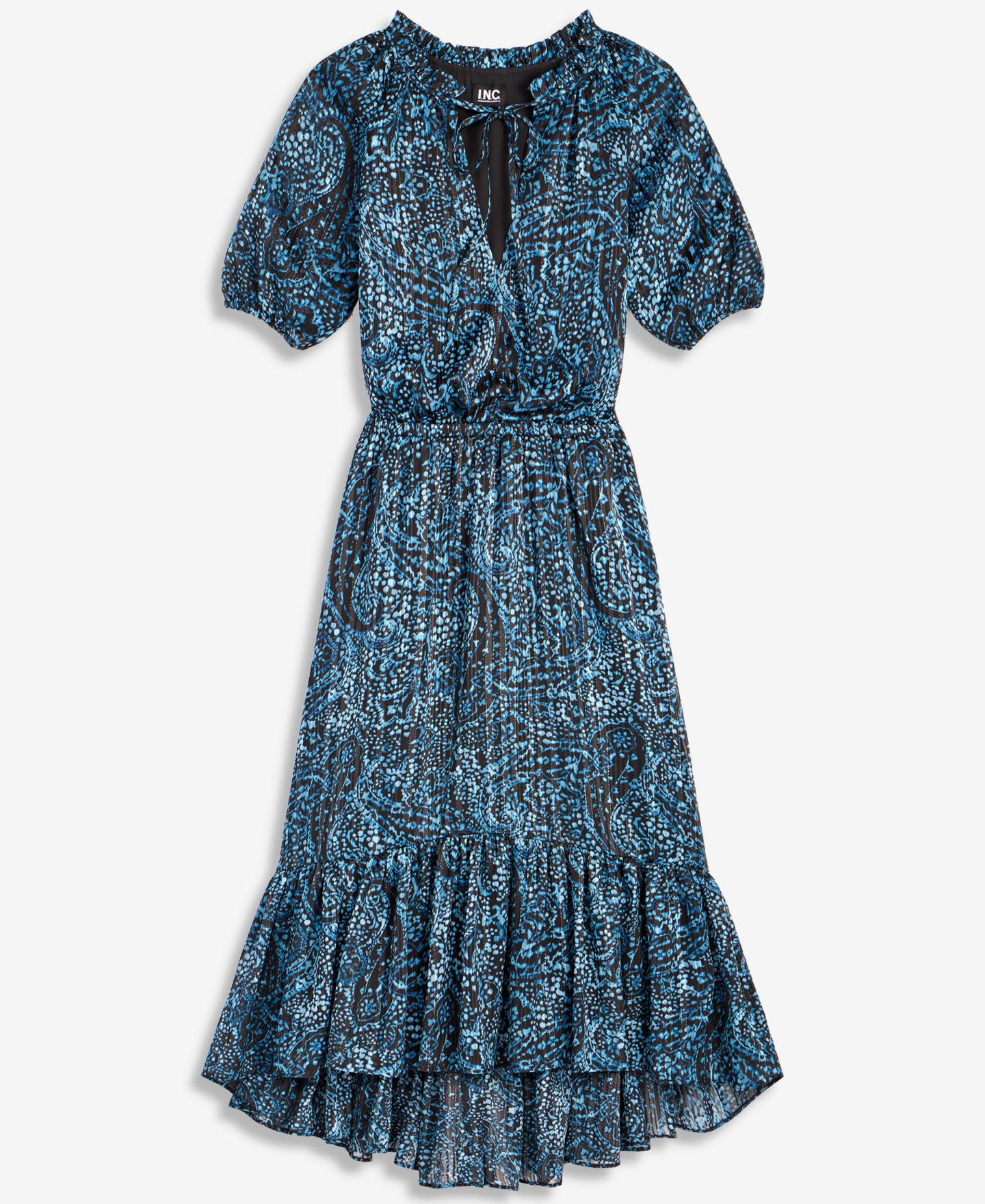 Женское платье I.N.C. International Concepts Short-Sleeve Printed Midi, цвет: Gail Paisley — фото 5