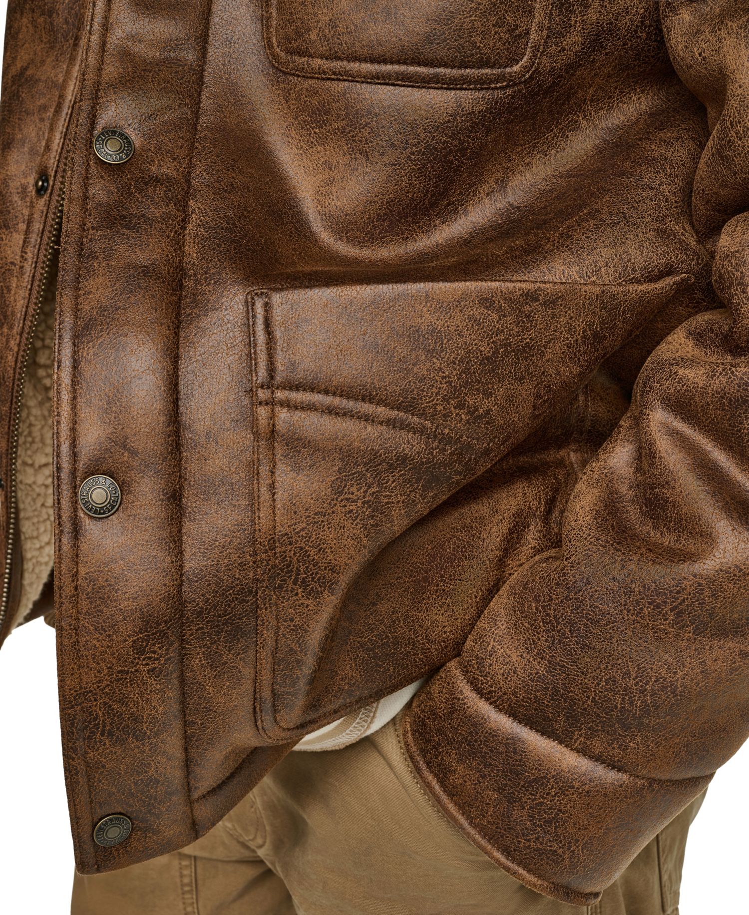 Men's Shearling Classic-Fit Ranch Jacket