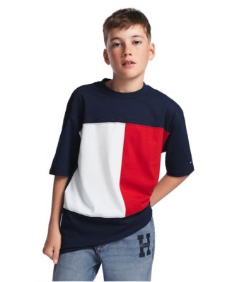 Boys' 8-20 Color-Block Short-Sleeve T-Shirt