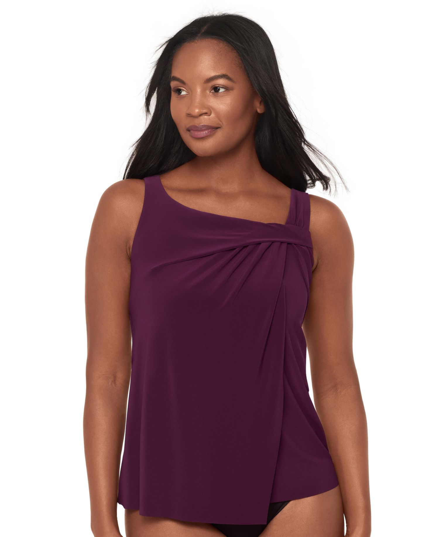 Women's Rock Solid Atria Pull-On Tankini Top