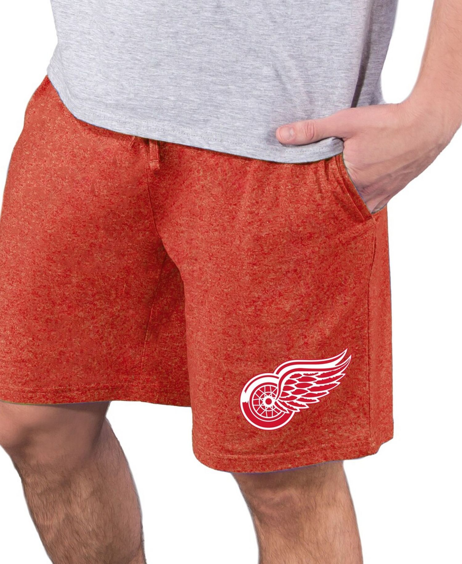 Men's Red Detroit Red Wings Quest Knit Jam Shorts