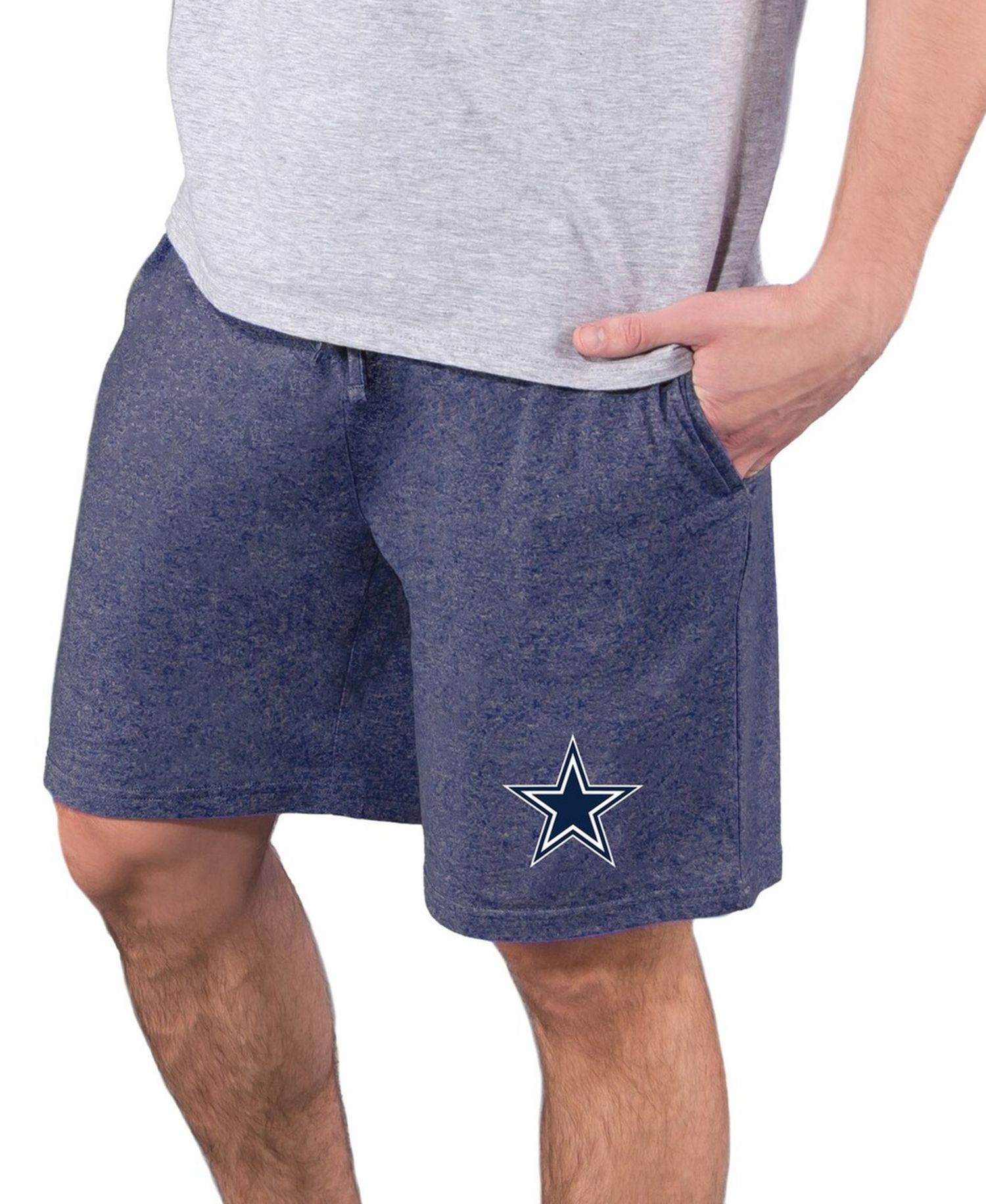 Men's Navy Dallas Cowboys Quest Knit Jam Shorts