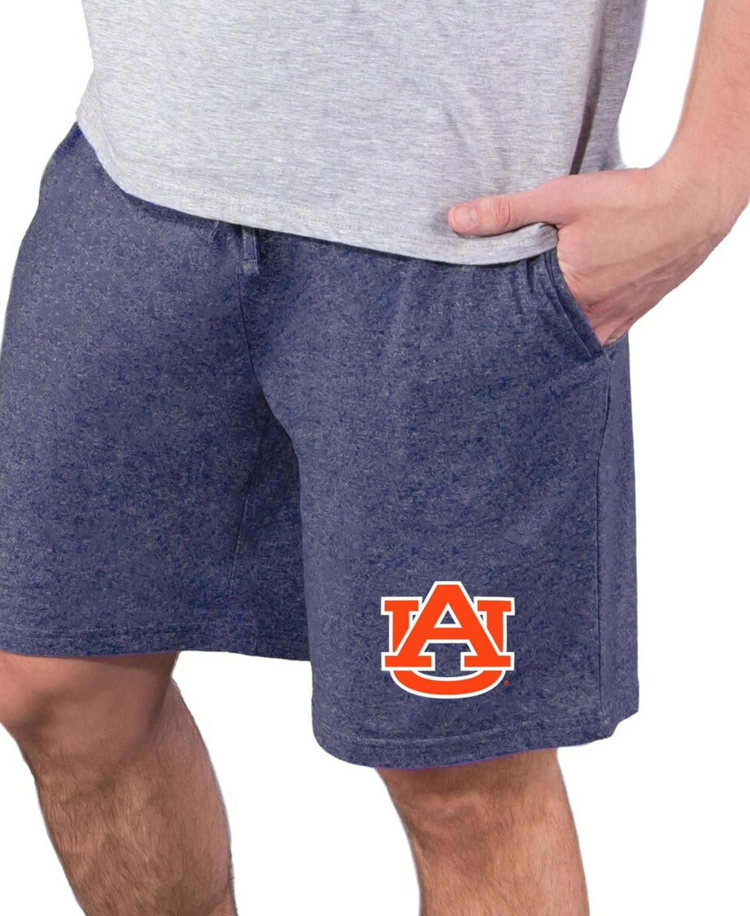 Men's Navy Auburn Tigers Quest Knit Jam Shorts