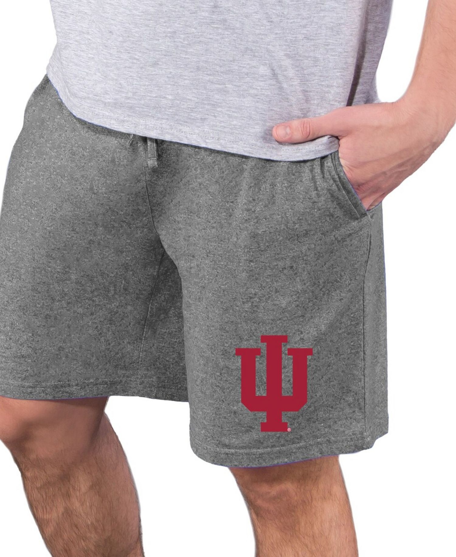 Men's Charcoal Indiana Hoosiers Quest Knit Jam Shorts