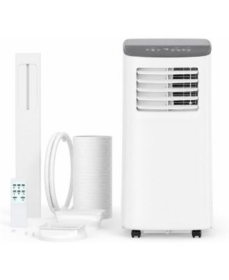8,000 BTU Portable AC, 3-in-1 Cooling, Fan & Dehumidifier for 350 Sq.Ft, No-Drain
