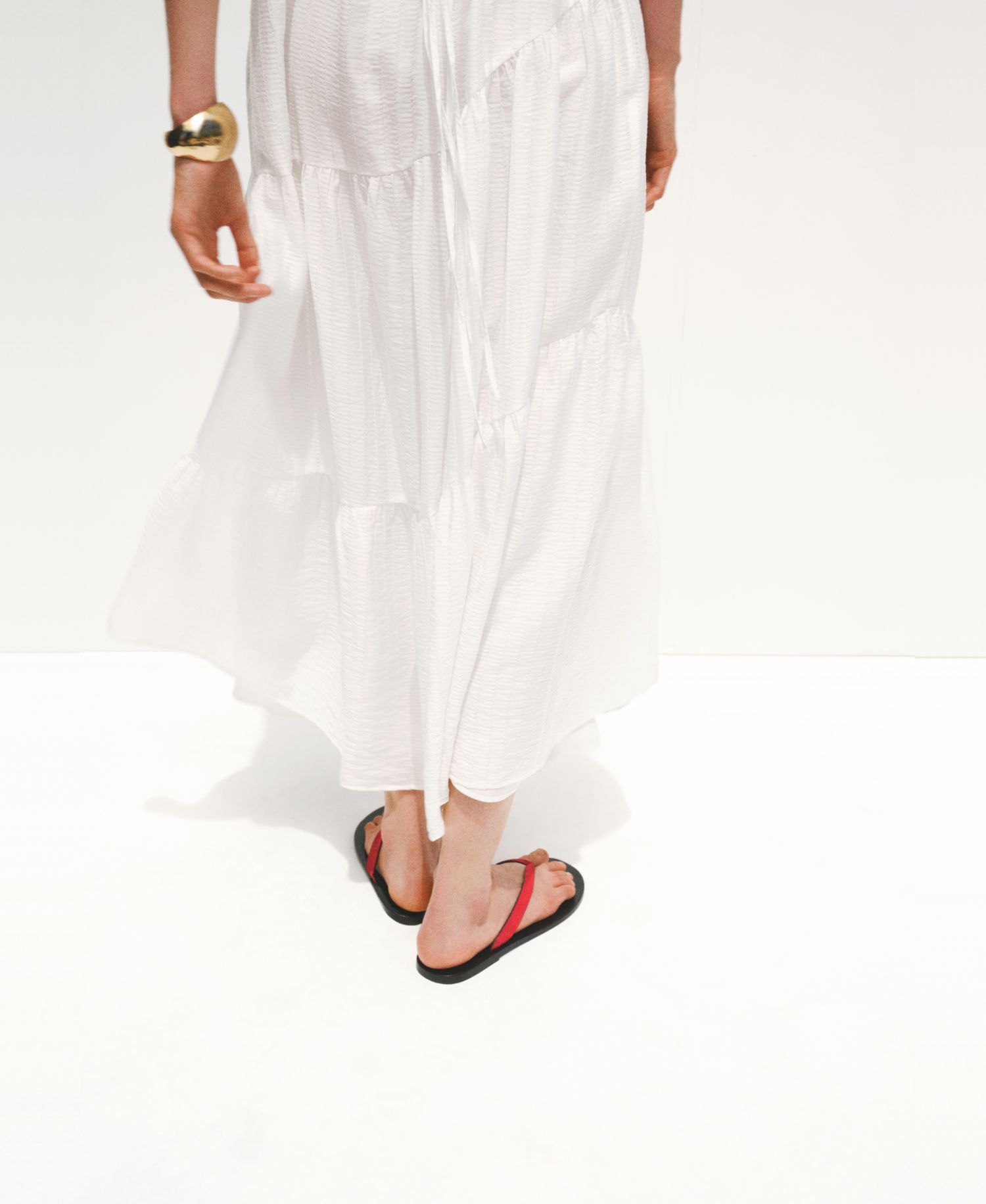 Women's Ruffled A-Line Dress