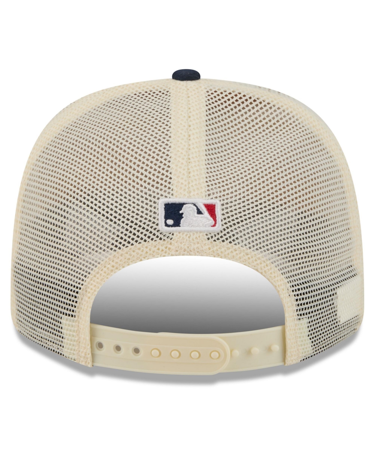 New Era Men's N/A Cream/Navy Milwaukee Brewers Usa 250 Fourth of July 9SEVENTY Adjustable Hat