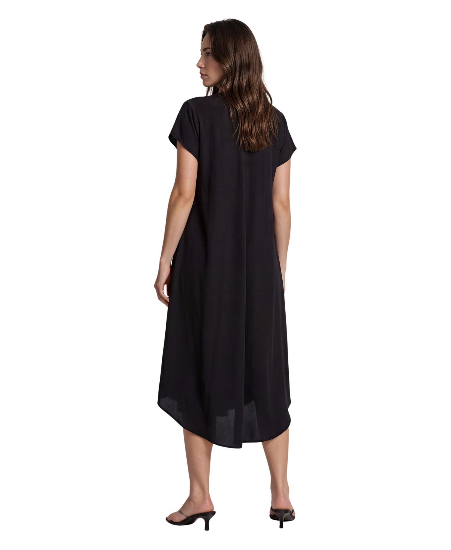 Women's Manebili V-Neck Draped Midi Dress